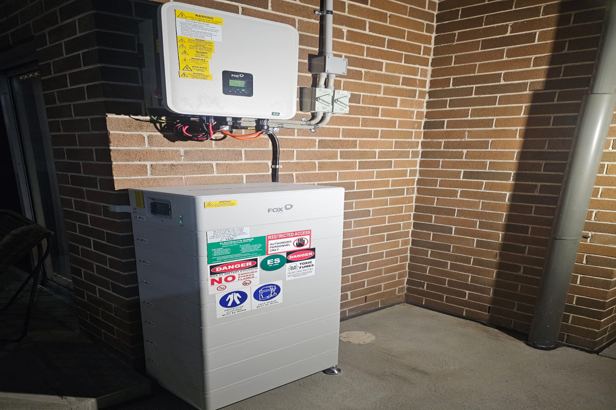 Battery system installed Bankstown nsw