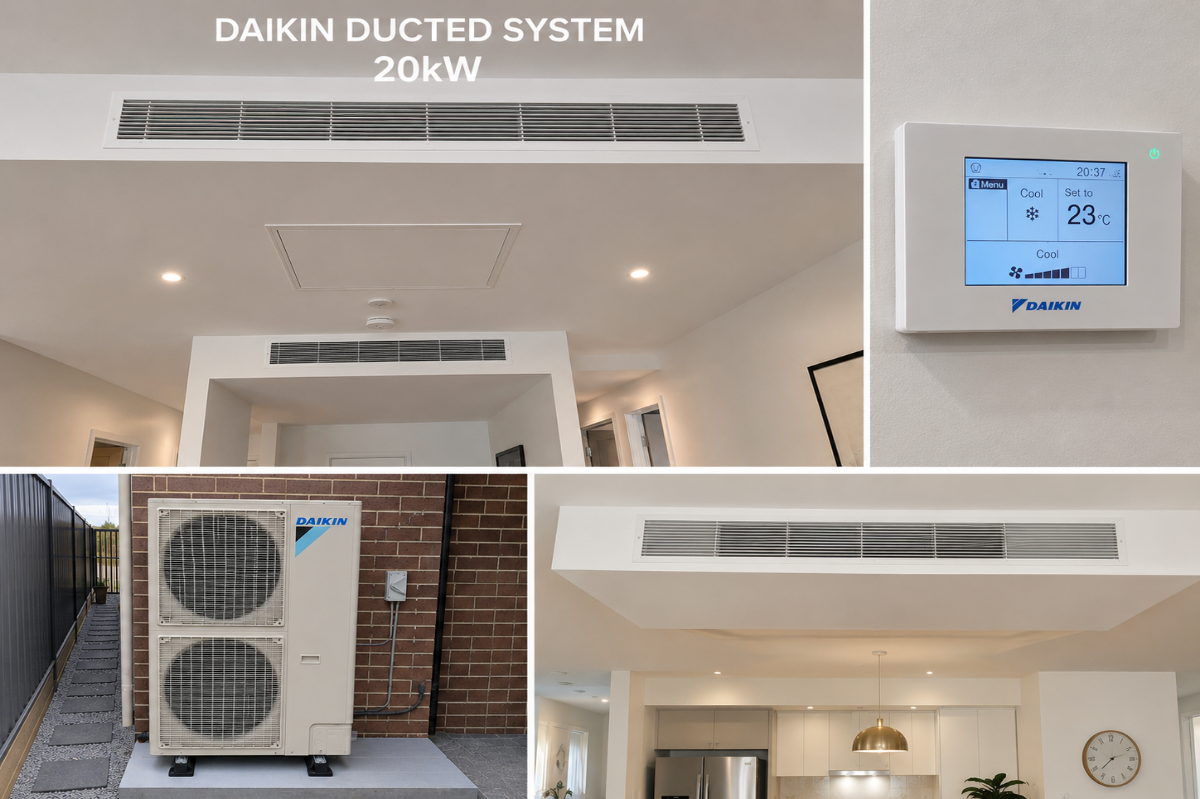 DUCTED SYSTEM INSTALLATION AT SCHOFIELDS NSW