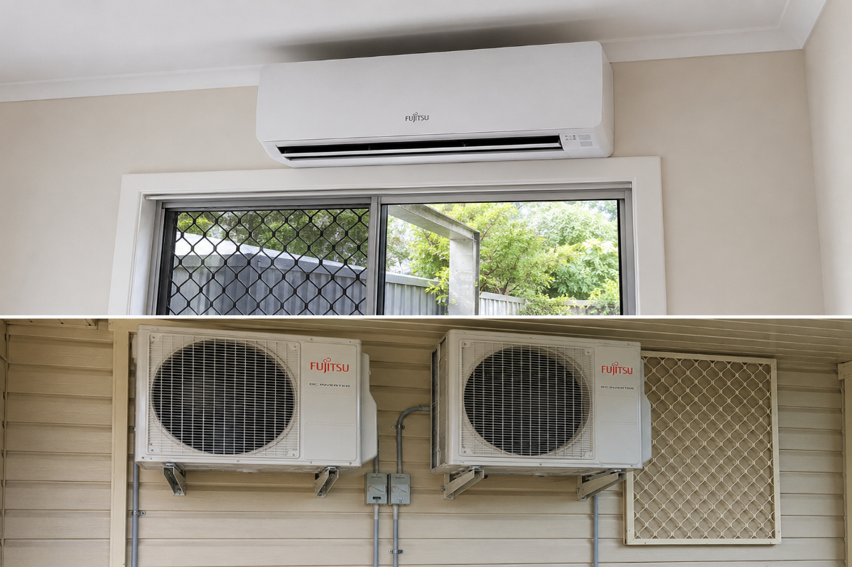 SPILT SYSTEM INSTALLATION AT CARNES HILL
NSW